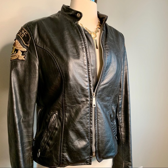 Brooks Jackets & Blazers - Brooks Leather Vintage Harley Motorcycle Jacket